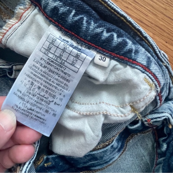 Guess Kick Flare acid wash jeans 30 - Picture 10 of 12